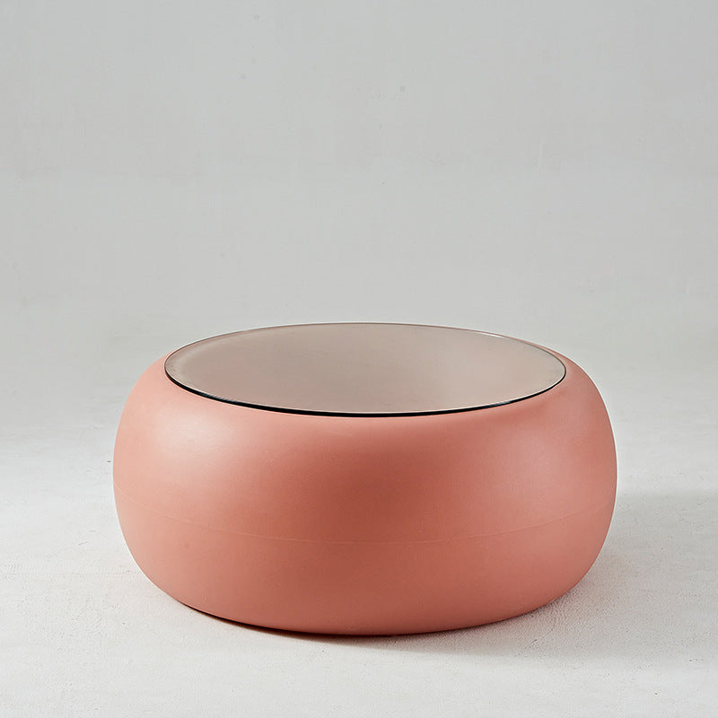 Nordic Plastic Glass Coffee Table