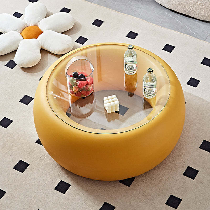 Nordic Plastic Glass Coffee Table