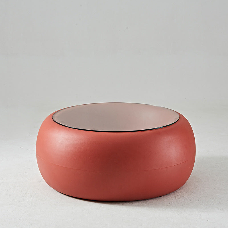 Nordic Plastic Glass Coffee Table