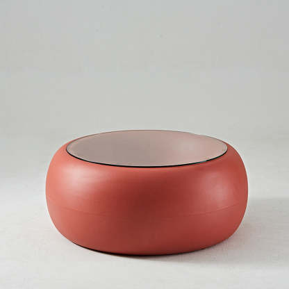 Nordic Plastic Glass Coffee Table