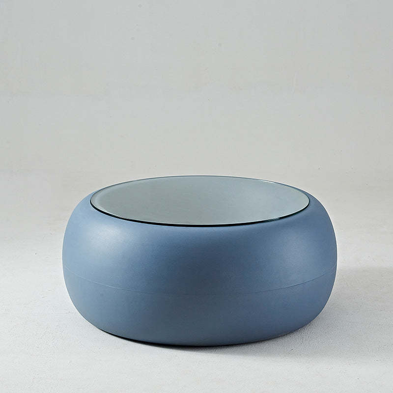 Nordic Plastic Glass Coffee Table
