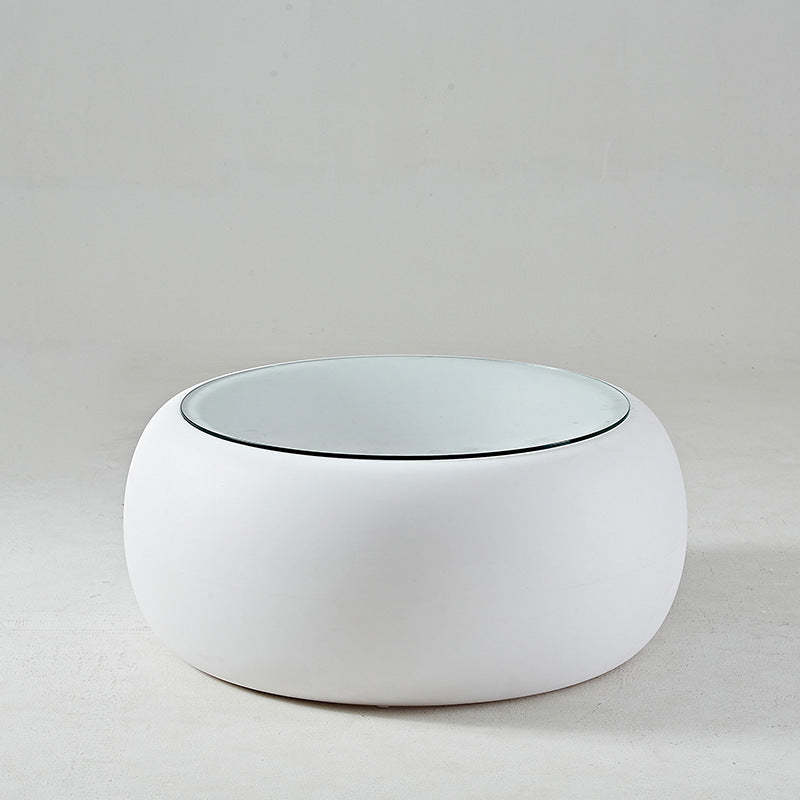 Nordic Plastic Glass Coffee Table