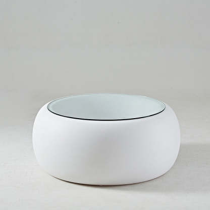 Nordic Plastic Glass Coffee Table
