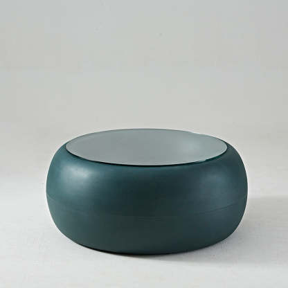 Nordic Plastic Glass Coffee Table