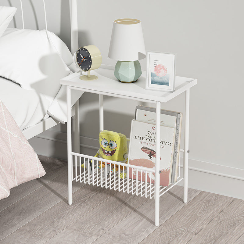 Minimalist Iron 2-Tier End Table