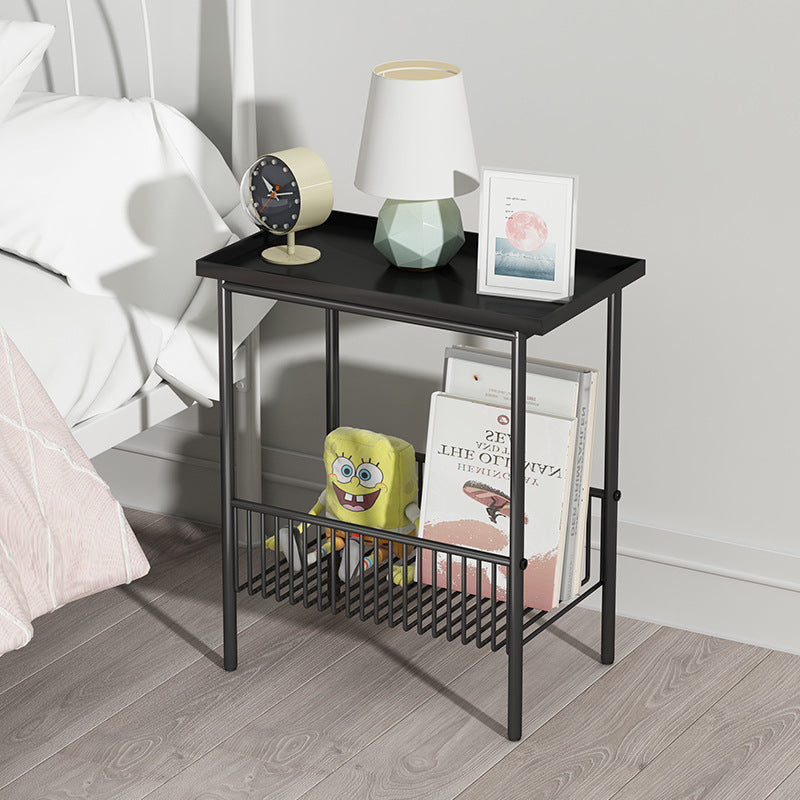 Minimalist Iron 2-Tier End Table