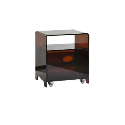 Minimalist Acrylic Storage End Table