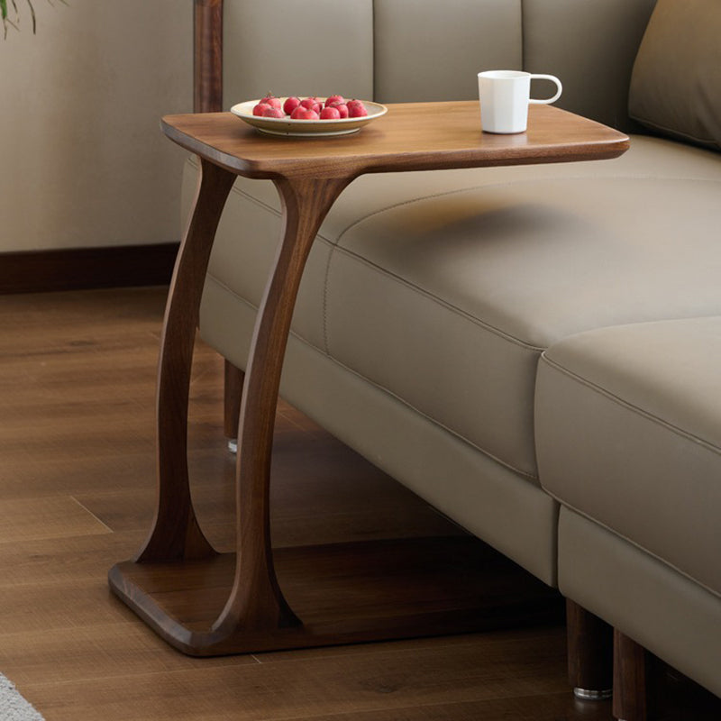Japanese Wood Coffee Table - Walnut