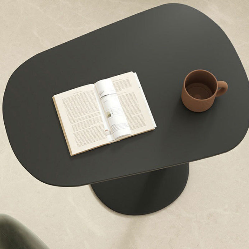 Minimalist Oval Iron End Table
