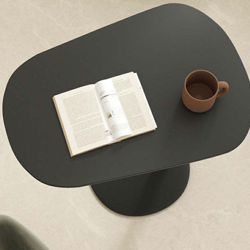 Minimalist Oval Iron End Table