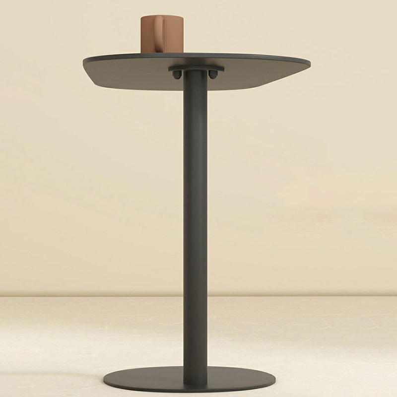 Minimalist Oval Iron End Table