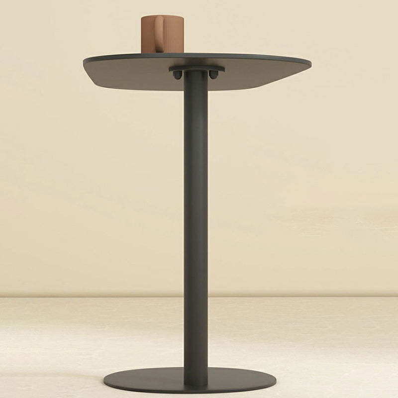 Minimalist Oval Iron End Table