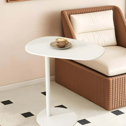 Minimalist Oval Iron End Table