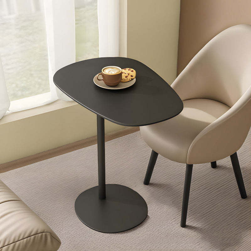 Minimalist Oval Iron End Table
