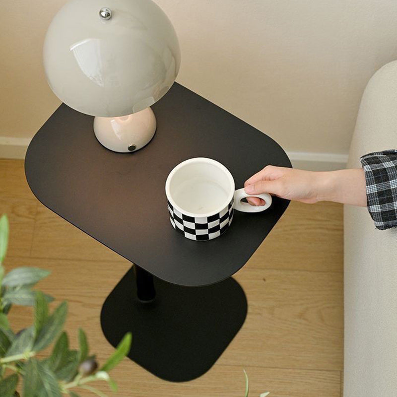 Minimalist Oval Iron End Table