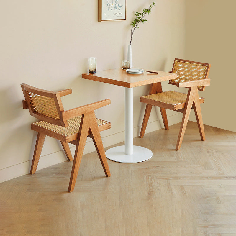 Nordic Iron Wood End Table