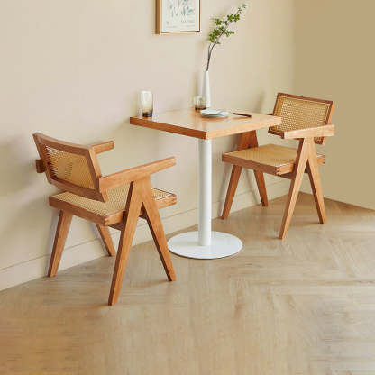 Nordic Iron Wood End Table