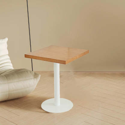 Nordic Iron Wood End Table