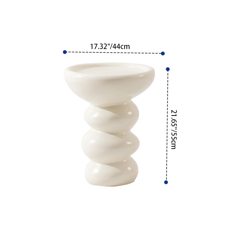 Nordic Cylinder Resin Coffee Table