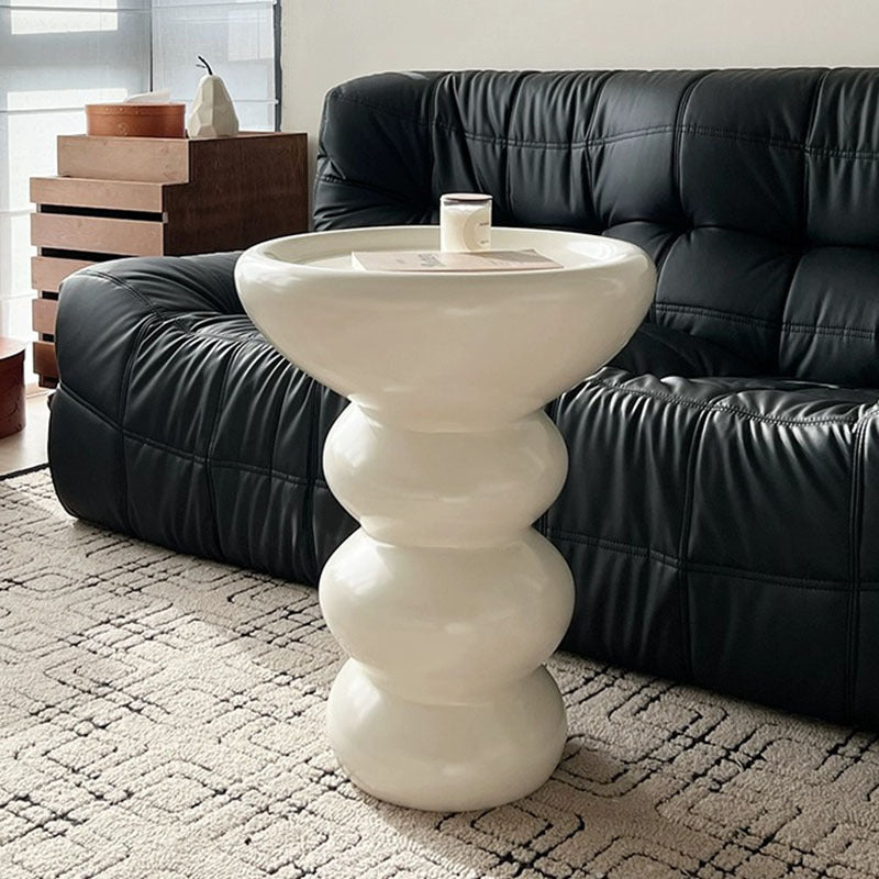 Nordic Cylinder Resin Coffee Table — Green