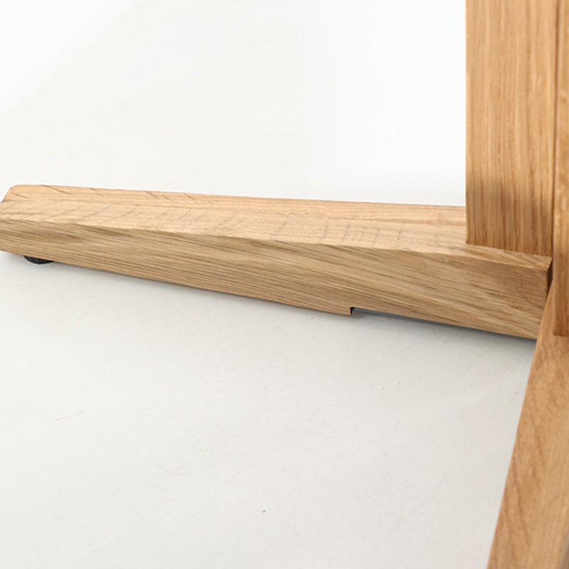 Scandinavian Round Wood End Table