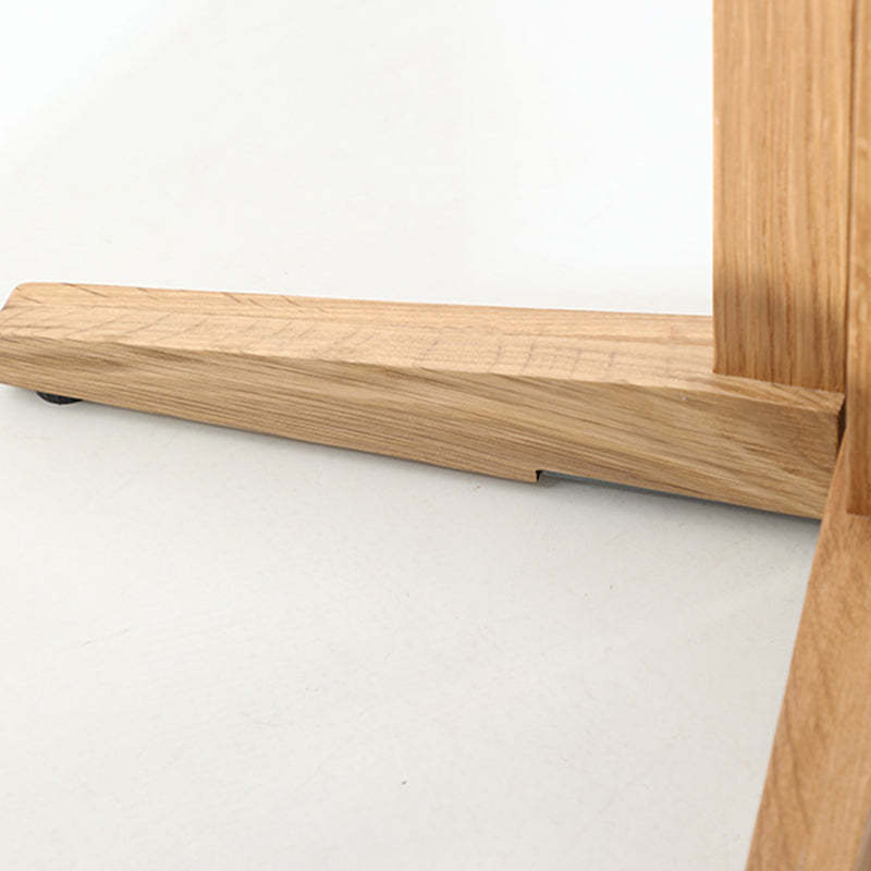 Scandinavian Round Wood End Table