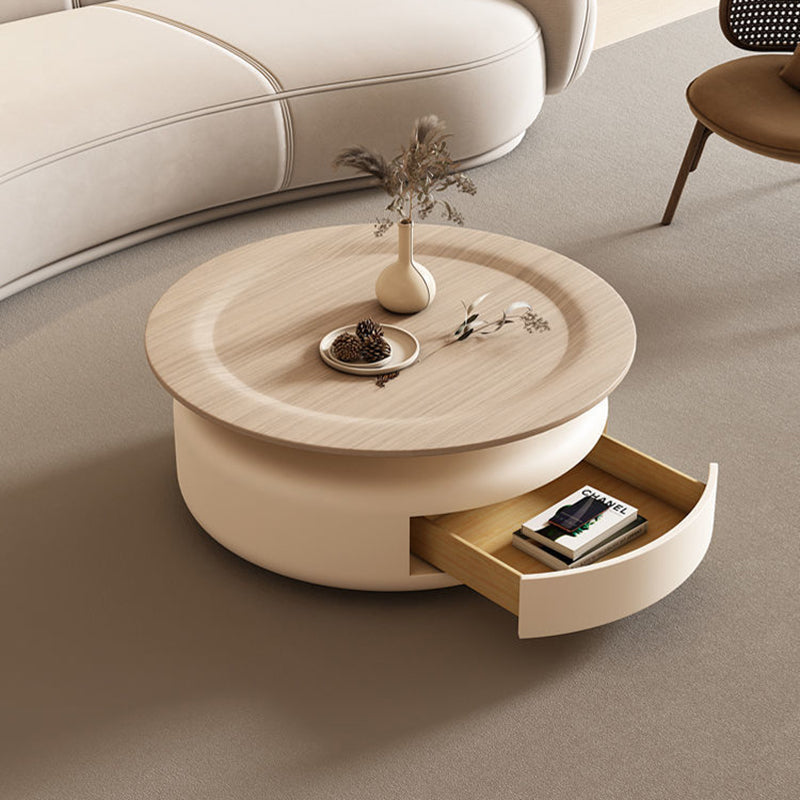 Nordic Steel Wood Coffee Table 1-Drawer