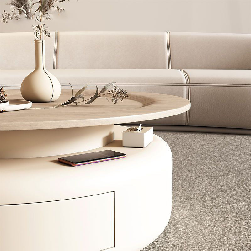 Nordic Steel Wood Coffee Table 1-Drawer