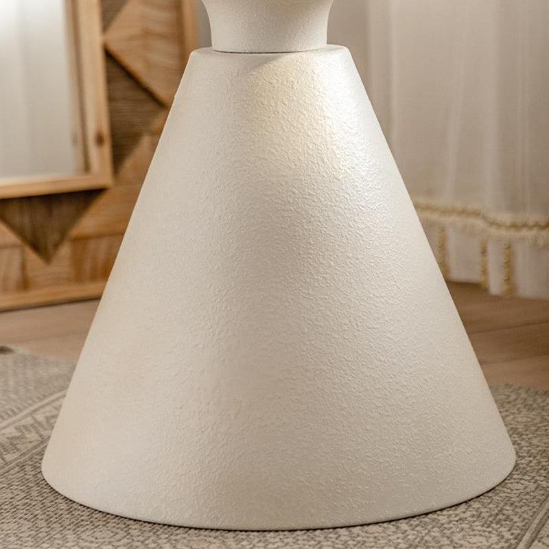 Vintage Magnesium Oxide Wood End Table