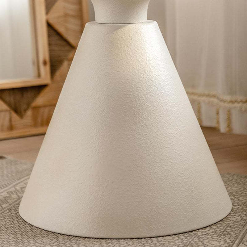 Vintage Magnesium Oxide Wood End Table