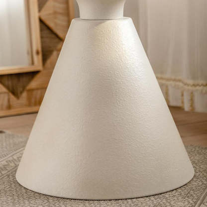 Vintage Magnesium Oxide Wood End Table