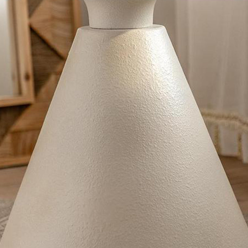 Vintage Magnesium Oxide Wood End Table