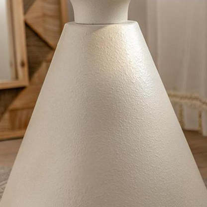 Vintage Magnesium Oxide Wood End Table