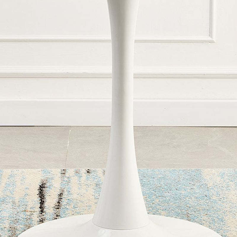 Nordic Round Steel Wood End Table