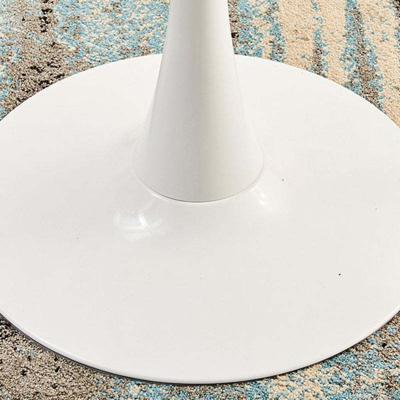 Nordic Round Steel Wood End Table