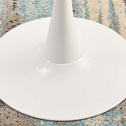 Nordic Round Steel Wood End Table