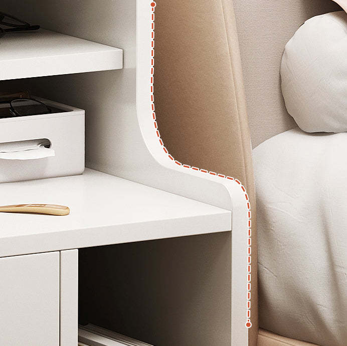 Nordic Wood Nightstand 2/3-Drawer