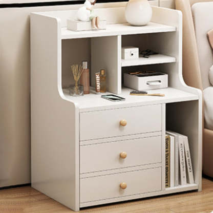 Nordic Wood Nightstand 2/3-Drawer