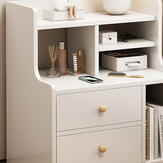 Nordic Wood Nightstand 2/3-Drawer