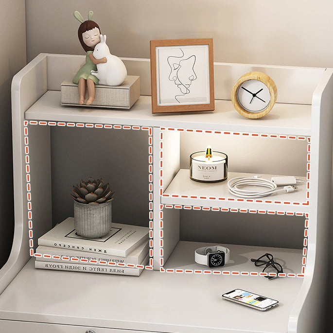 Nordic Wood Nightstand 2/3-Drawer