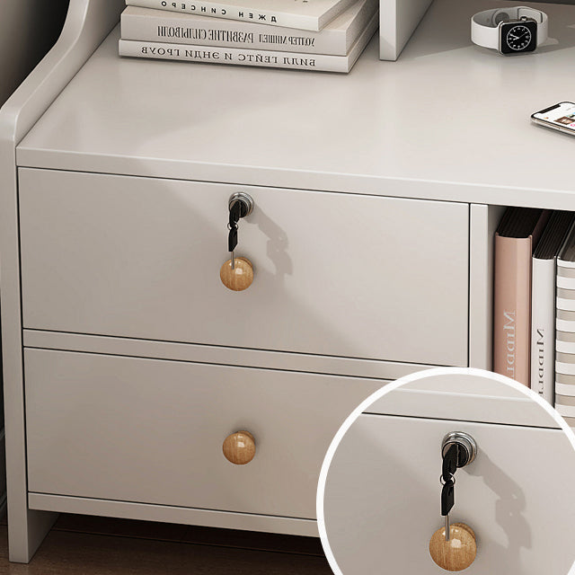 Nordic Wood Nightstand 2/3-Drawer