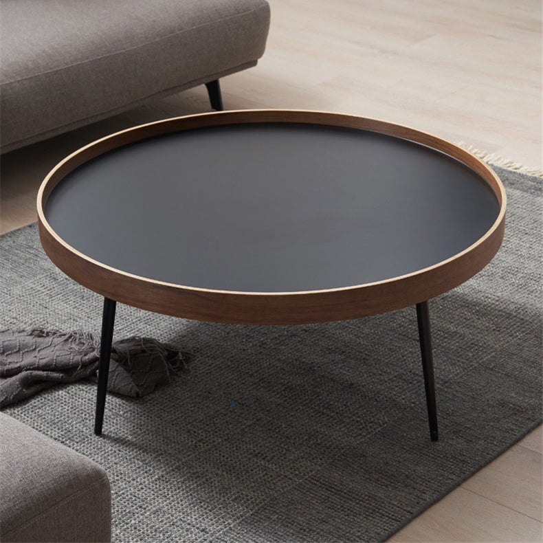 Scandinavian Iron Wood Coffee Table