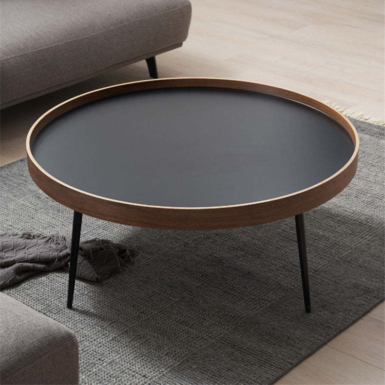 Scandinavian Iron Wood Coffee Table
