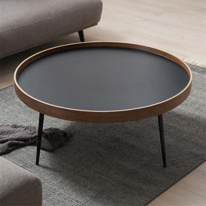 Scandinavian Iron Wood Coffee Table