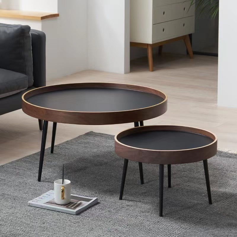 Scandinavian Iron Wood Coffee Table