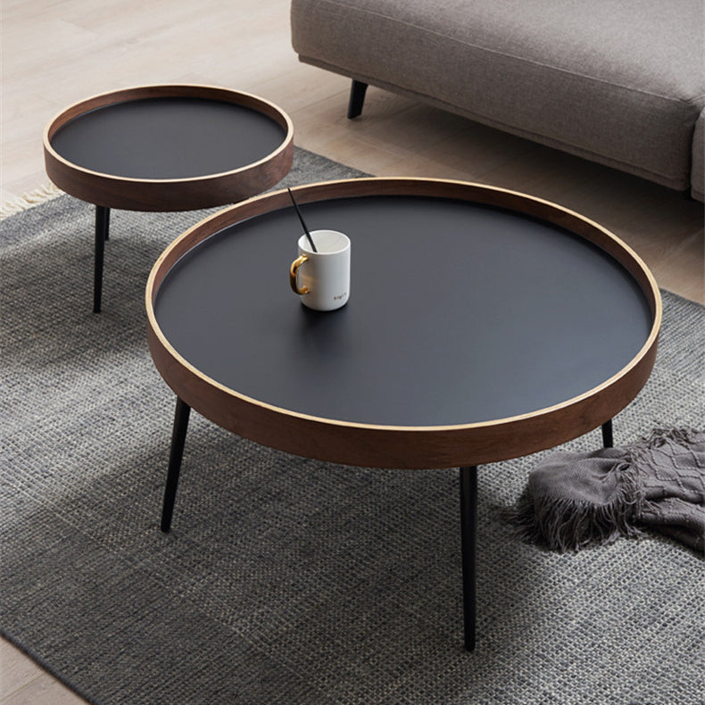 Scandinavian Iron Wood Coffee Table