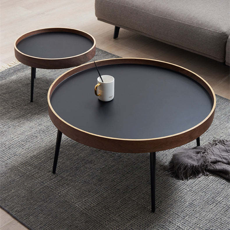 Scandinavian Iron Wood Coffee Table