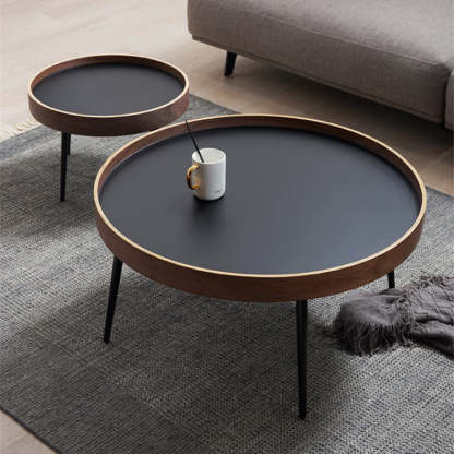 Scandinavian Iron Wood Coffee Table