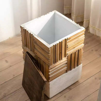 Vintage Wood End Table