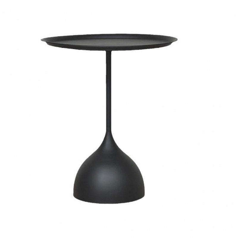 Minimalist Round Iron End Table